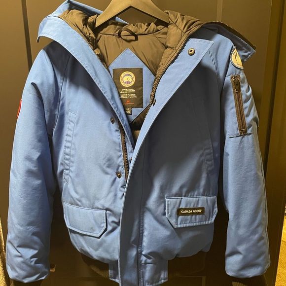 Canada Goose - Youth PBI Chilliwack Bomber Jacket - Blue - Size youth L - Picture 4 of 13